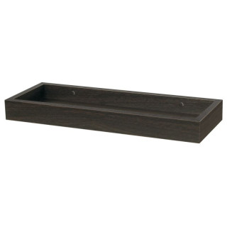 Nástenná polička, 40x15cm, MDF, orech, P-010 WAL