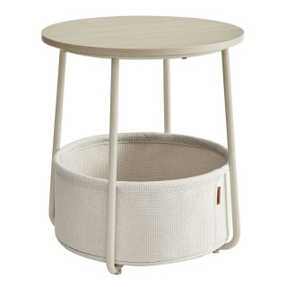 Odkladací stolík 45x45cm, MDF kašmír, AKF-E1023 CRM