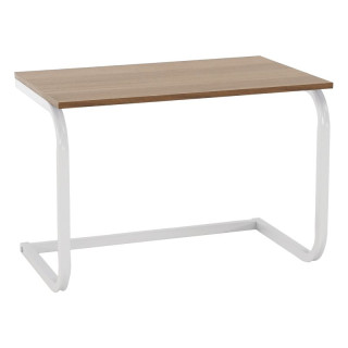 Odkladacia polica, 57cm, biela, dub natural, AVENO