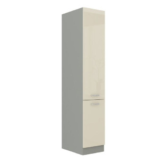 Skrinka potravinová, 40cm, krémový lesk, sivá, PRADO 40 DK-210 2F