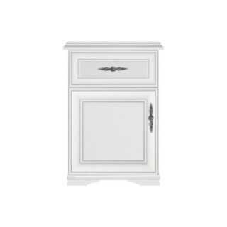 Komoda, 54cm, kombinovaná, alpská biela, KENTAK KOM1D1SL-P